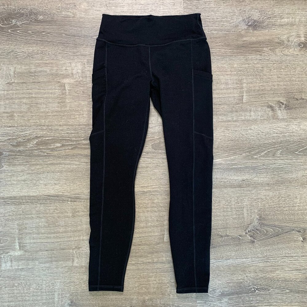 FABLETICS ATHLETIC  POWERHOLD YOGA PANTS WOMENS Size S-XS in BLACK